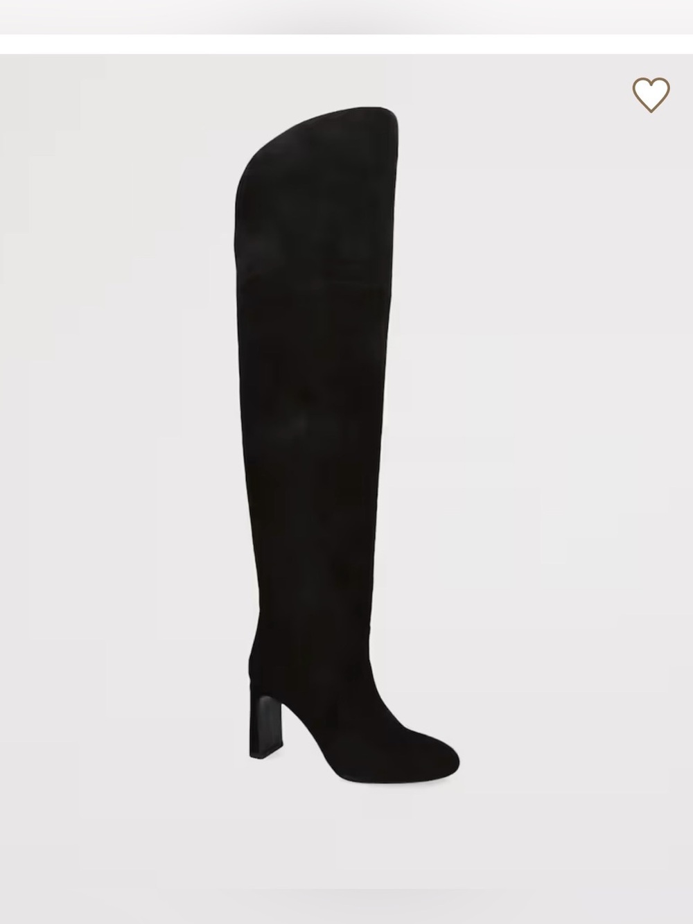 Stuart weitzman suede babette tubo OTK boots 85  SOLD OUT SZ 7.5 brand new